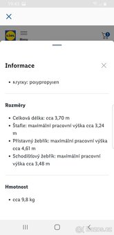 Hliníkový žebřík 3x6 multifunkční 6 v 1 Parkside - 9