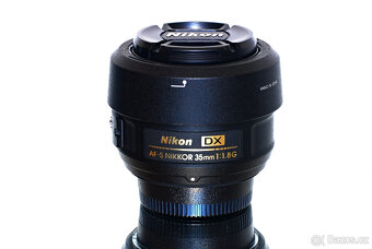 Nikon AF-S Nikkor 35mm 1:1,8 G + UV filtr TOP STAV - 9
