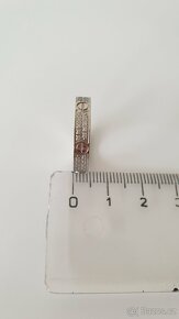 2x pavé Love ring - 9