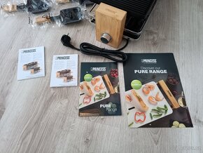 Elektrický gril raclette, designový, luxusní 1200W 4V1 - 9