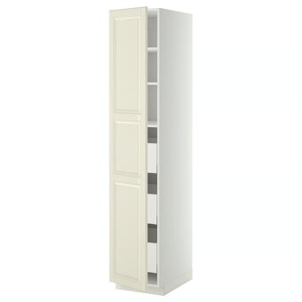 Výprodej částí kuchyně IKEA Method/BODBYN krémová - 9