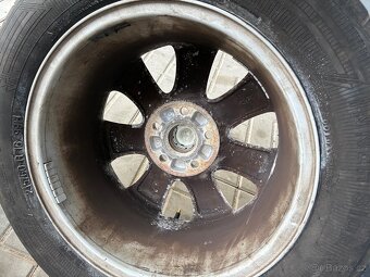 ALU kola Škoda 5x112 letní pneu 215/60 R16 - 9