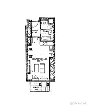 Pronájem bytu 1+kk 34 m² - 9