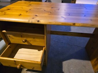 Psací stůl dřevo 60x120 výška 76 cm - 9