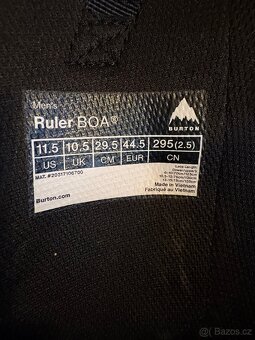Burton Ruler Boa goldenrod UK 10,5 (EUR 44,5) PC 9 000 Kč - 9