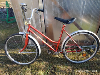 Dětské 3/4 kolo Velamos Pionýr22, retro, červené. - 9