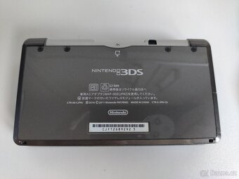 PRODÁNO Nintendo 3DS Cosmos Black+homebrew hack a 64GB karta - 9