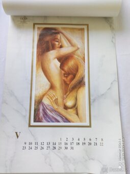 Karel Gott obrazy -kalendář z roku 1994 - 9