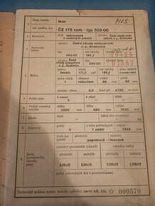 ČZ 175, 502, skůtr - prase s doklady - 9