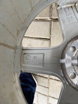 Alu kola VW 5x112, R16, zimní sada - 9