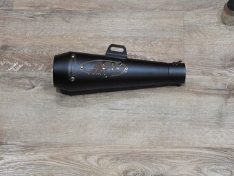 Laděný výfuk celonerezový černý mat. Nový - 9