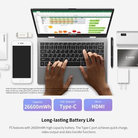 Spolehlivý malý a lehký 2v1 ultrabook s Windows 11 - 9