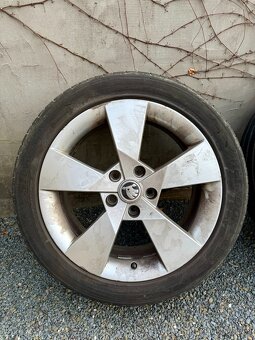 Sada alu 17"disků Škoda plus pneumatiky 225/45R17 91W - 9