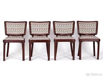 Jídelní židle THONET B-47 po přečalounění, 4 kusy. - 9