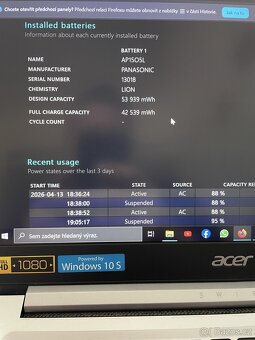 Acer Swift kovový - 9