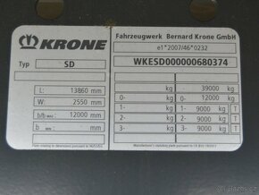 KRONE SD ProfiLiner standart SAF - 9