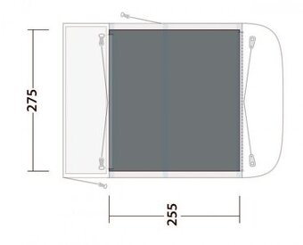 Nafukovací předstan BREMBURG AIR, WC a vařič ZDARMA - 9