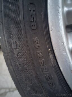 ALU kola Zender 15" 4x100 ET 35 s pneu 195/55/15 - 9