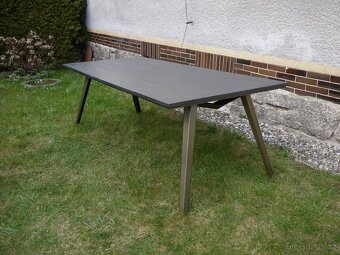 Jídelní stůl City – 230 cm – antracit / kovové nohy - 9