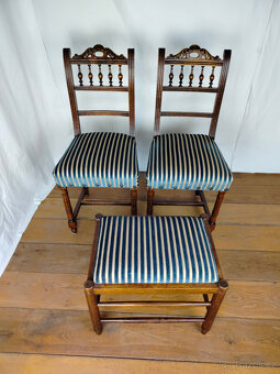 Jídelní židle a podnožka - 9