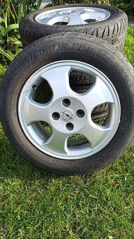 ALU Kola R15 7J 15H2 ET49 + letní pneu (Opel Astra) - 9