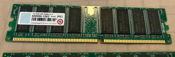 Paměti RAM do PC, typu DDR, DDR2 a DDR3, uvedená cena je za - 9