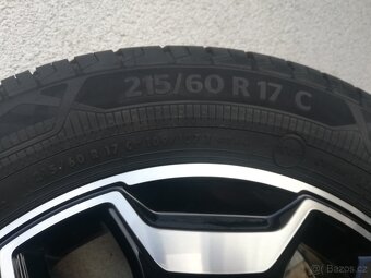 NOVÉ alu Ford Custom V 215/60/17C letní Continental,2024 - 9