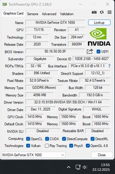 GTX 1650 D6 WINDFORCE OC 4G - 9