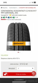 CONTINENTAL ECOCONTACT 6 215/55 R17 94V CONTISEAL - 9