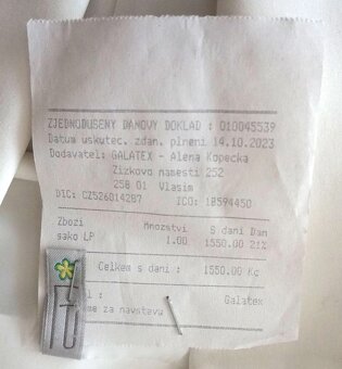 Nové dámské jemně krémově bílé sako zn.LP vel.38 - 9