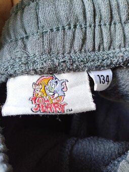 3x dětské tepláky uvnitř fleece, vel 134 - 9