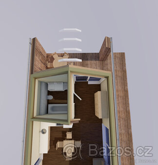 Modulovy dum Barnhaus 78 m2 na klič pasivni 2+KK - 9