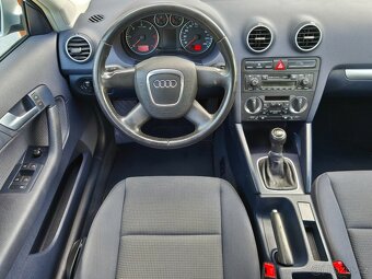 Audi A3 1.9TDI 77kw,198TKM,Sportback,Výhřevy,2xklíč,ALU R16 - 9