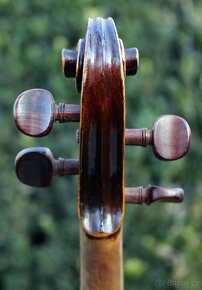 7/8 Staré Francouzské housle MANSUY A PARIS c.1870 - 9