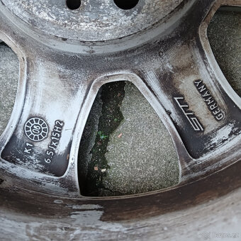 Ráfky - disky elektrony ATS 6,5Jx15H2 + pneu 195/50/15 - 9