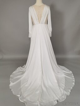 Luxusní nenošené svatební šaty, Marie, velikost (XL-2XL) - 9
