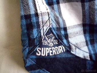 Superdry pánska slim roll up rukáv košeľa M - 9