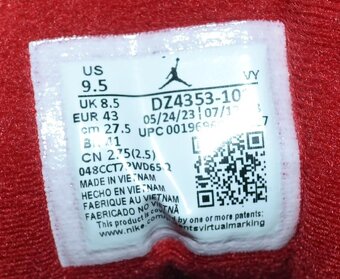 Kožené tenisky zn. Nike Jordan Max Aura 5 vel. 43 - 9