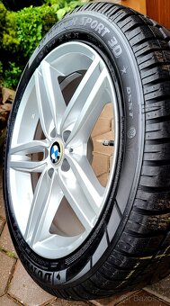 alu R18 5x120, senzory zimné pneu 245/45 BMW rada 5, F10/F11 - 9