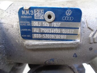 Škoda VW Audi Seat 1.8 TSI 1.8 TFSI turbo 06J145702F - 9