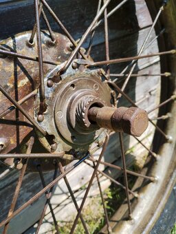 Kolo na wehrmacht motocykl DKV 350 nd v pískové barvě - 9