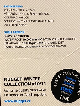 Lyžařské snowboardové kalhoty Nugget Scars velikost “M” - 9