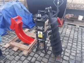 Kuželová štípačka půdní vrták míchačka na minibagr - 9