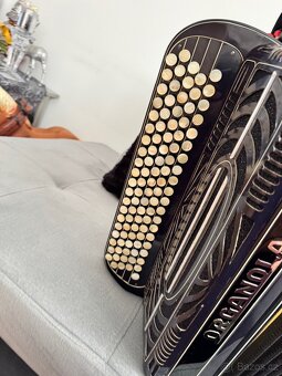 Akordeon Harmonika Organola 4 hlas,178 basu, B-griff - 9