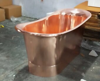 Prodám luxusní designovou měděnou vanu - 9
