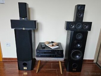 Prodám domácí kino Yamaha s reproduktory TVM - 9