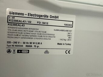 Lednice s mrazákem Siemens (299) - 9