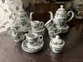 porcelan , brousene sklo, misa - 9