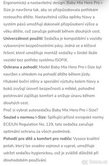 Dětská autosedačka - nová, nepoužitá - 9