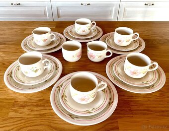 Starý krásný anglický snídaňový porcelán - 9